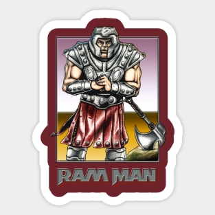 Ram Man Sticker